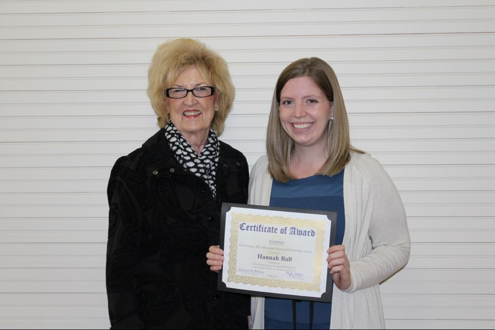 Barbara Terhune and Hannah Ball