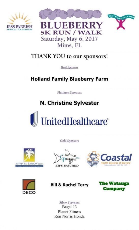 blueberry 5k poster
